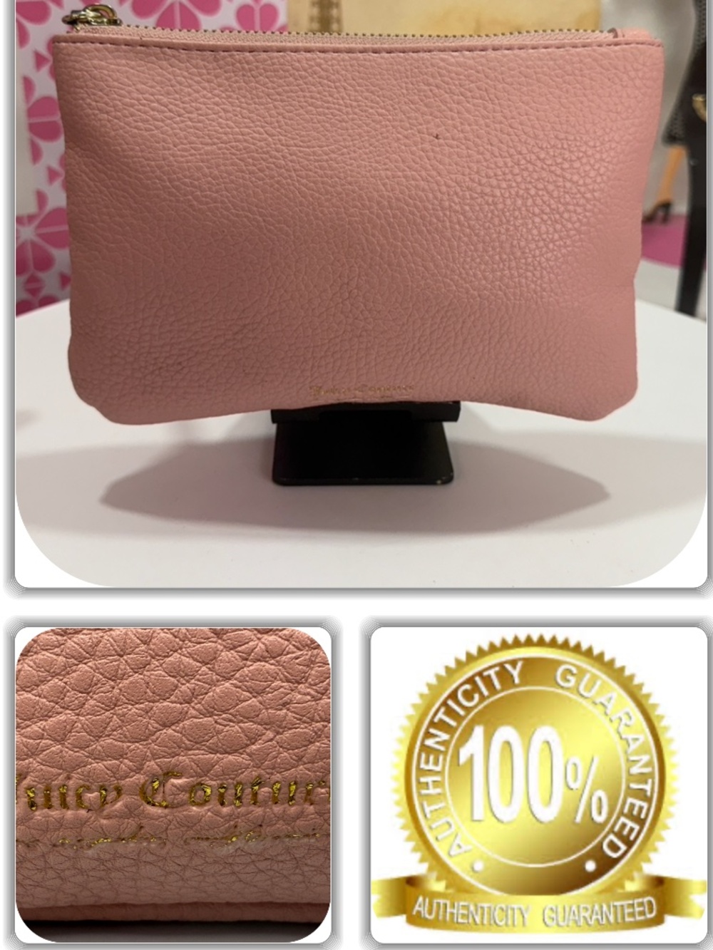JUICY COUTURE SMALL SALMON POUCH!